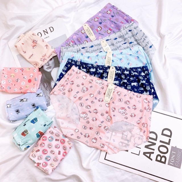 SET 5C ĐỒ LÓT THUN HOẠT HÌNH