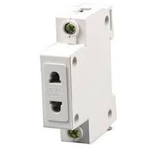 Ổ cắm cài thanh DIN 2 chấu chint AC30-103