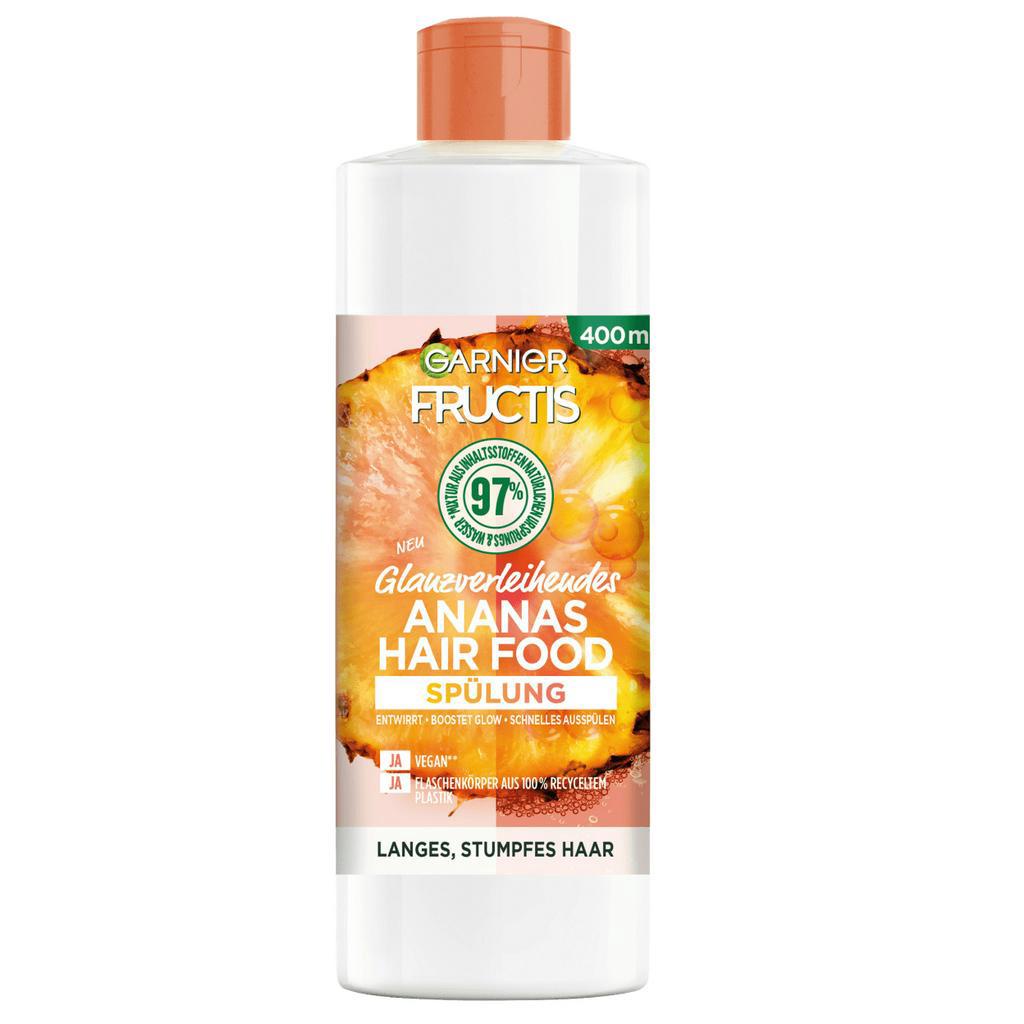 (Chính hãng)Dầu gội xả Garnier Fructis Hair Food 400ml Dưỡng Tóc Phục Hồi Tóc Hư Tổn