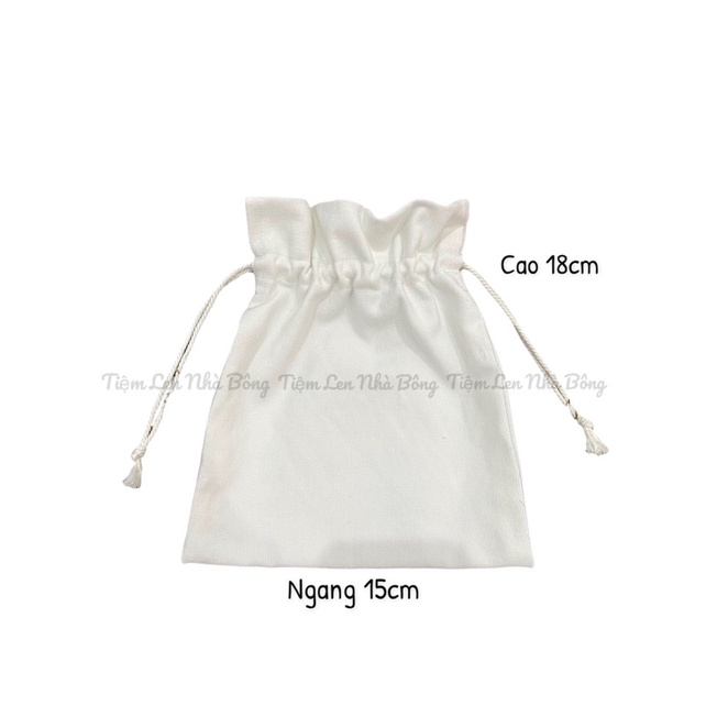 TÚI CANVAS VẢI DÀY DÂY RÚT CÓ BÈO NHIỀU SIZE