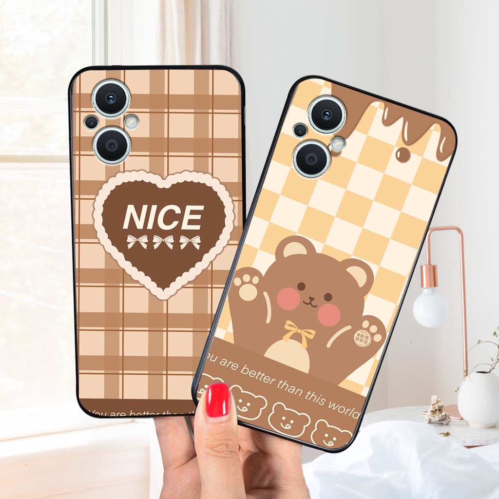 Ốp lưng Oppo RENO 7Z 5G  in hình 3D GẤU- CỰC XINH - ĐÁNG YÊU-SIÊU XINH XẮN