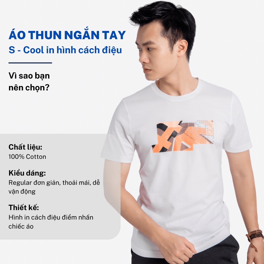 Áo thun ngắn cộc tay nam CIZA basic cổ tròn phong cách trẻ trung vải cotton thấm hút nhanh size S M L XL ATNS26