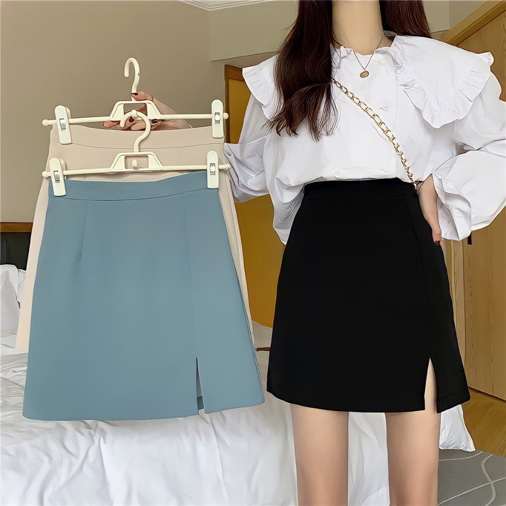 Chân Váy Chữ A Dáng Ngắn Phom Chuẩn