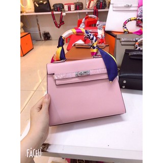 Túi HM Kelly size 25 khoá bạc