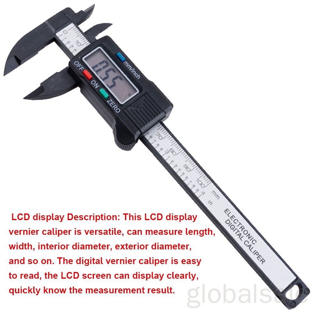 Thước đo điện tử kỹ thuật số 0-100mm nhỏ gọn tiện lợi