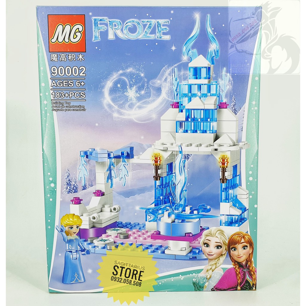 Lego MG-90002 Lắp Ráp Lâu Đài Của Nữ Hoàng Băng Gía ( 183 Mảnh )
