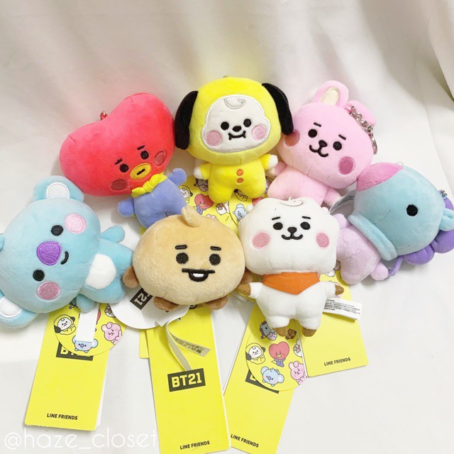 [Có sẵn] Móc khóa Bag Charm Baby BT21 bản mới nhất