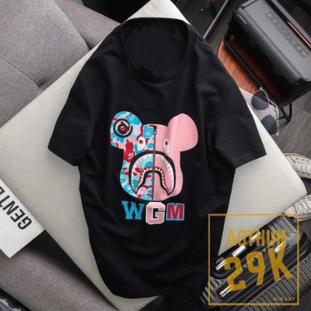 ALBUM 1176 - ÁO THUN UNISEX COTTON BAPE NHIỀU MÀU