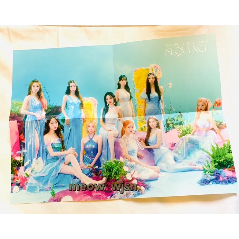 Poster gấp WJSN Sequence full các mem