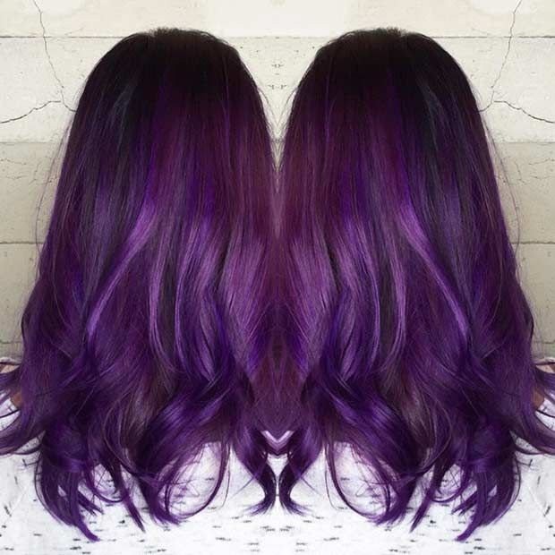 Tuýp Thuốc Nhuộm Tóc Tại Nhà Màu Tím Đen Nho 4/2 Grape Purple Hair Dye Cream Coloring