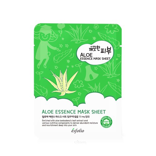 Mặt nạ dưỡng da tinh chất nha đam Esfolio Aloe Essence Mask Sheet -25ml