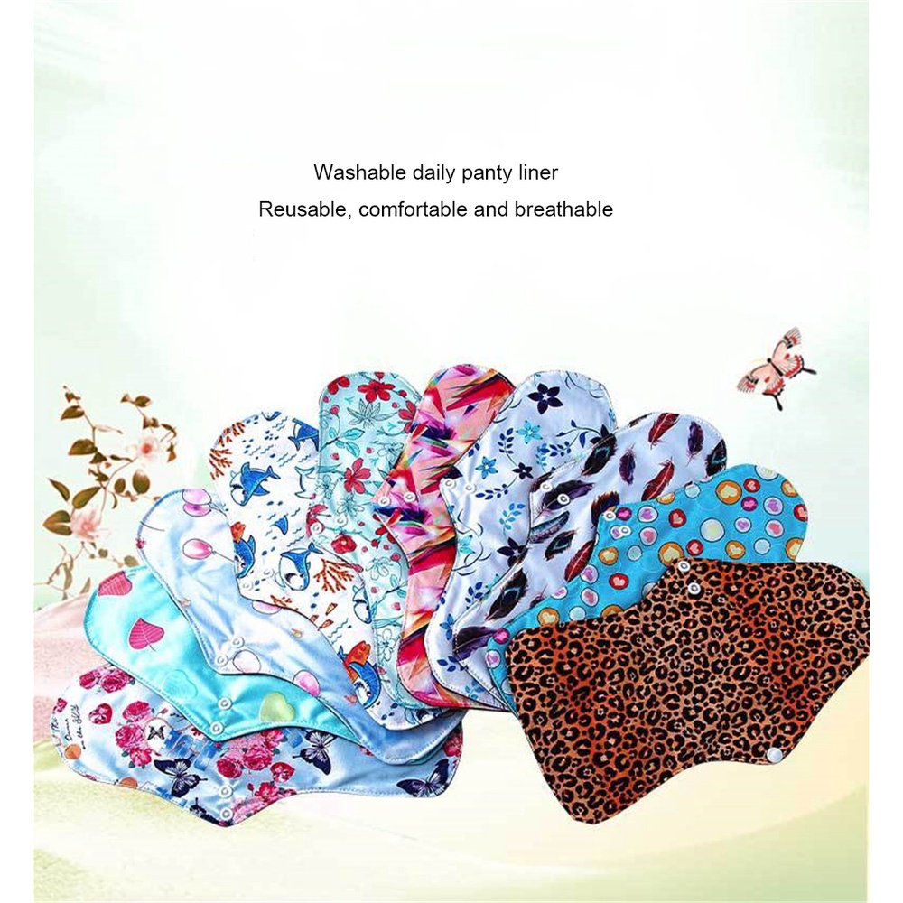 Tấm lót vệ sinh chống thấm nước bằng cotton than tre có thể tái sử dụng