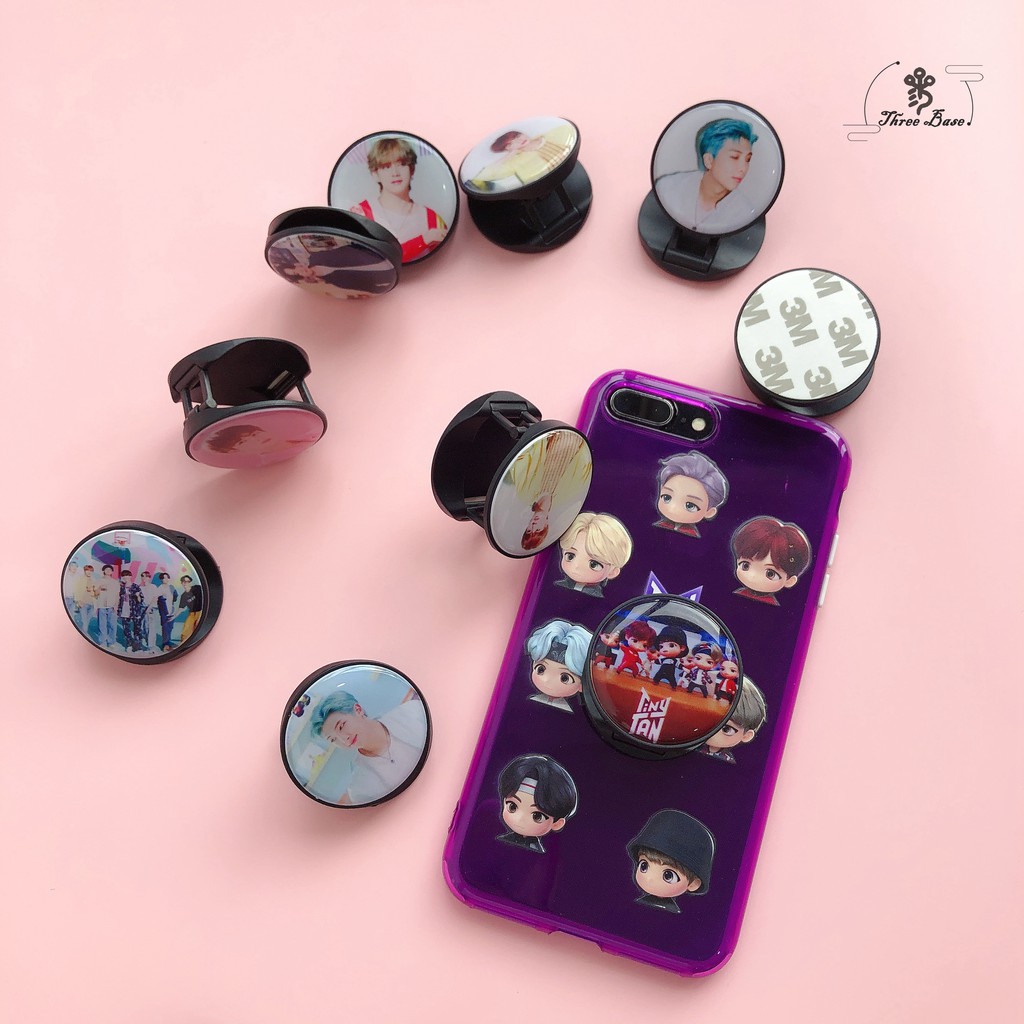 KPOP Nhẫn Đỡ Điện Thoại In Hình Bt21 Dễ Thương Cho Fan Bts Kd4