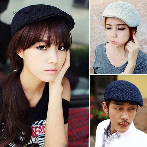 Mũ Beret Lưới Chống Nắng Phẳng Chơi Golf Newsboy Cabbie Unisex