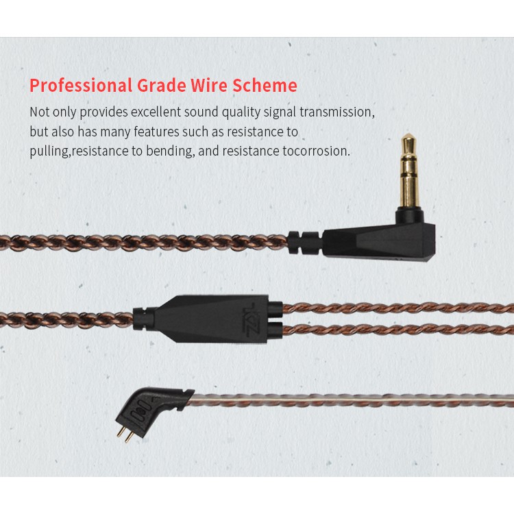 Set tai nghe nhét tai có dây cho người dùng nghiệp dư KZ ES4