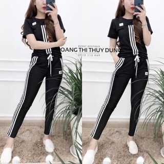 Bộ quần áo thể thao 3 sọc b819