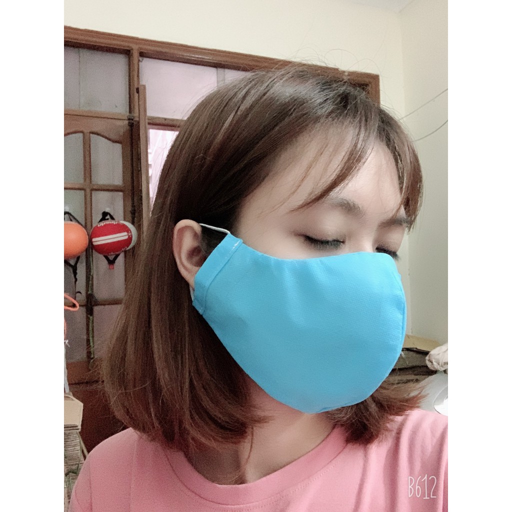 (NL vai chong dich, khang khuan) Khau Trang Vai 2 lop  KHANG KHUAN - HANG CO SAN( KEM ANH THAT+ VIDEO TEST SP) | BigBuy360 - bigbuy360.vn