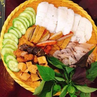 Dĩa mica dày giả tre