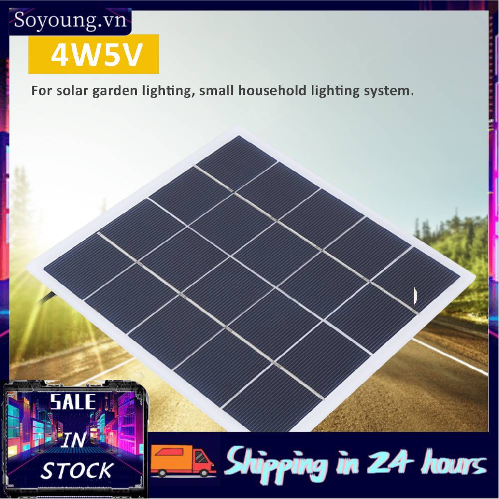 DC Tấm Pin Năng Lượng Mặt Trời 4w 5v Với Giao Diện Dc