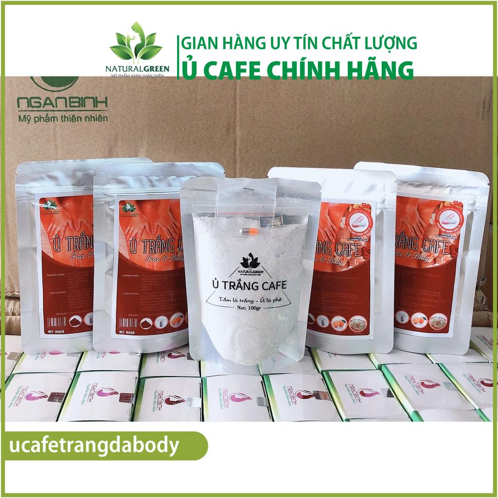 (100gr) 1 gói ủ cafe chính hãng,ủ trắng cà phê,ủ cà phe,ủ trắng body,dùng cho face và body hàng chính hãng