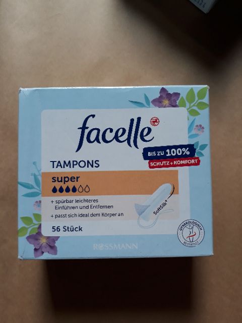 Tampon FaceLLe không cần đẩy ( ĐỨC ) hộp lớn