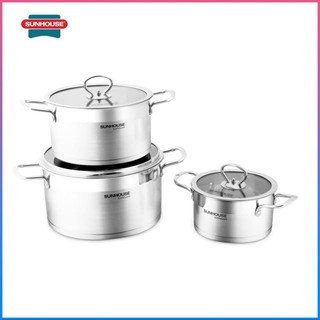 Bộ nồi Inox 5 đáy từ Sunhouse MAMA SH784