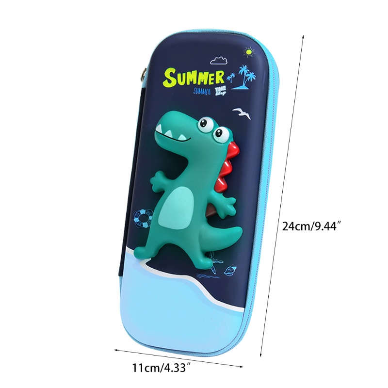 Túi Đựng Bút In Nổi Họa Tiết Động Vật Hoạt Hình 3D Dễ Thương Cho Học Sinh