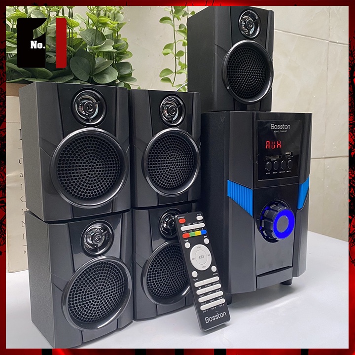 Loa Máy Tính Bluetooth Để Bàn 5.1 BOSSTON T3800-BT Loa Bass Vi Tính Laptop Pc Nghe Nhạc Công Suất Lớn Có Dây