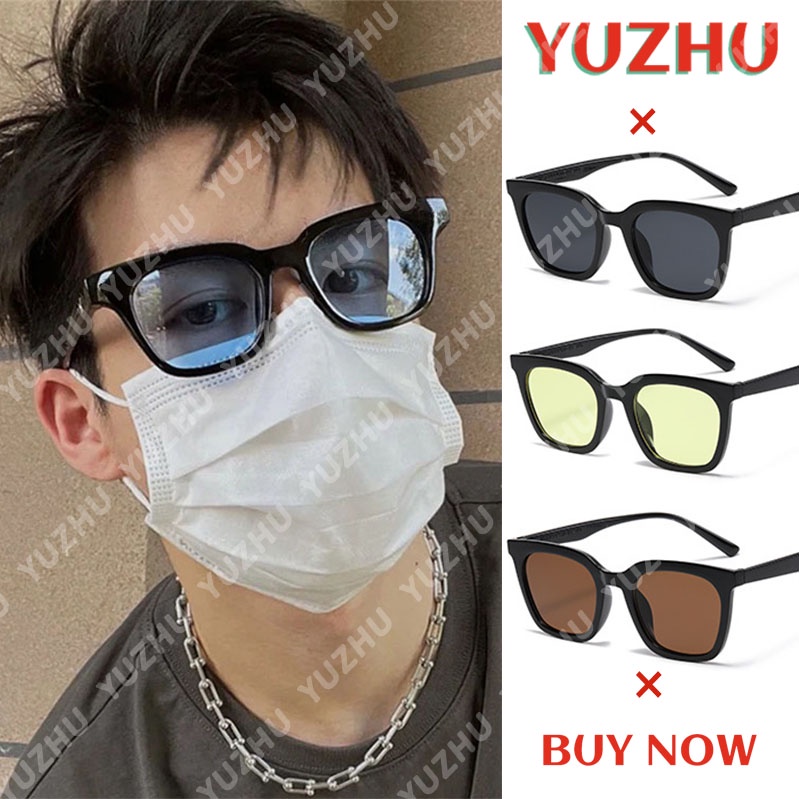 Kính râm gọng vuông màu sắc ngọt ngào phong cách Hàn Quốc cổ điển thời trang dành cho cả nam và nữ