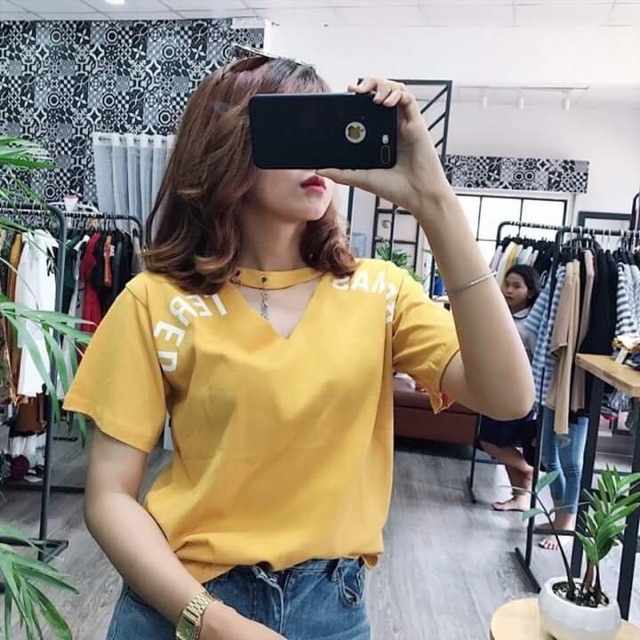 (40-58kg) Áo choker tay lỡ nữ. Áo tay lỡ nữ. Có ảnh thật