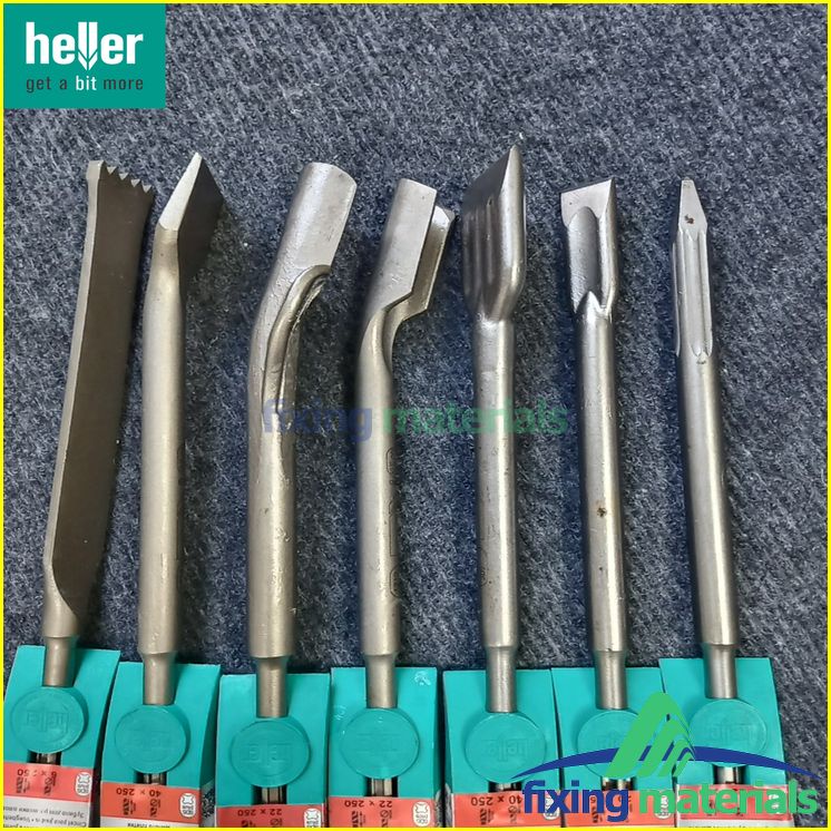 Mũi đục bê tông Heller chuôi gài SDS Plus