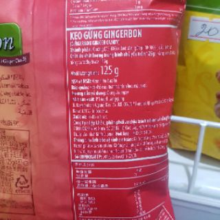 KẸO GỪNG GINGERBON 125G