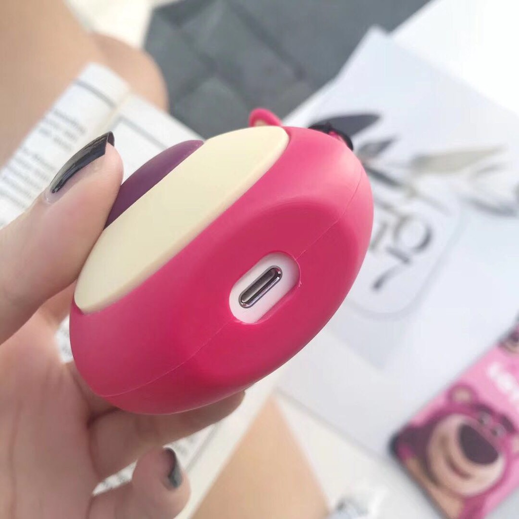 Vỏ Bảo Vệ Hộp Đựng Tai Nghe Airpods Bằng Silicon Kiểu Hoạt Hình Toy Story Kèm Giá Đỡ