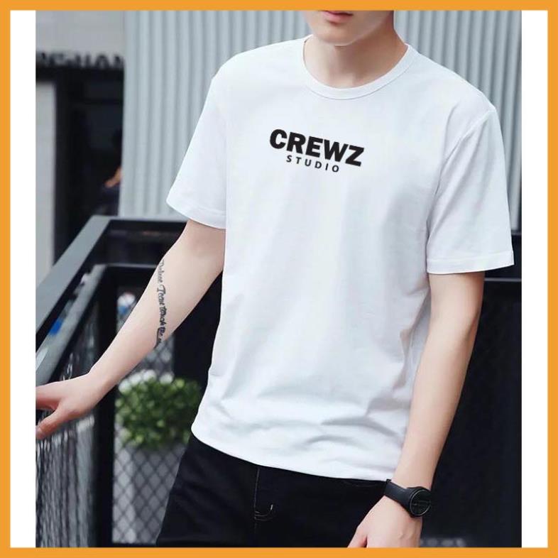Áo Phông Nam Nữ Unisex CREWZ Form Rộng Thoáng Mát Siêu Xịn