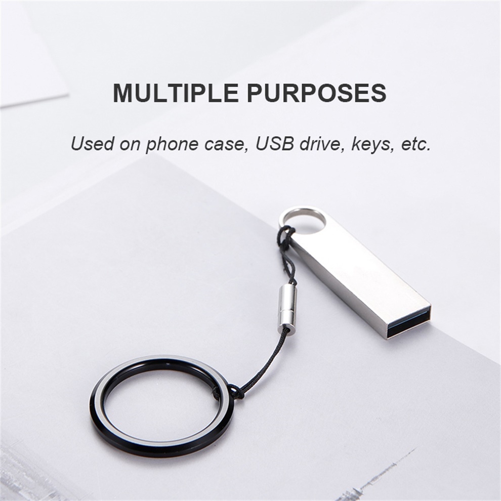 Vòng xỏ ngón tay gắn ốp điện thoại/ổ flash USB/chìa khóa/camera điện thoại