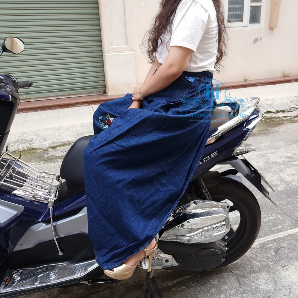 [ BIG SIZE ] VÁY CHỐNG NẮNG BIG SIZE Vải Jean Cotton Cao Cấp Rất Mềm Mại Và Dày Dặn (Phù Hợp Cân Nặng Từ 76 - 90 Kg) | BigBuy360 - bigbuy360.vn