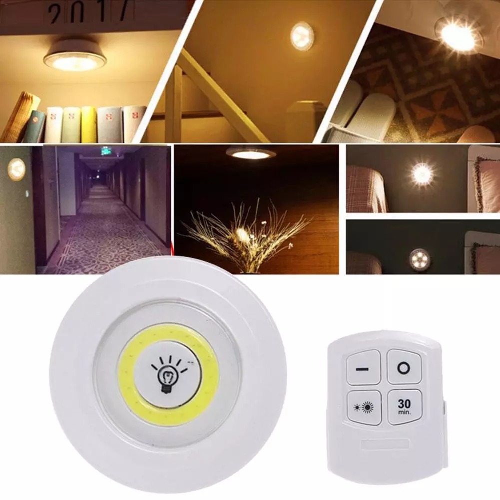 Đèn Led Không Dây Cảm Ứng 150lm Cob Kèm Điều Khiển Từ Xa