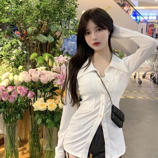 ÁO SƠ MI NỮ ÔM SÁT ULZZANG