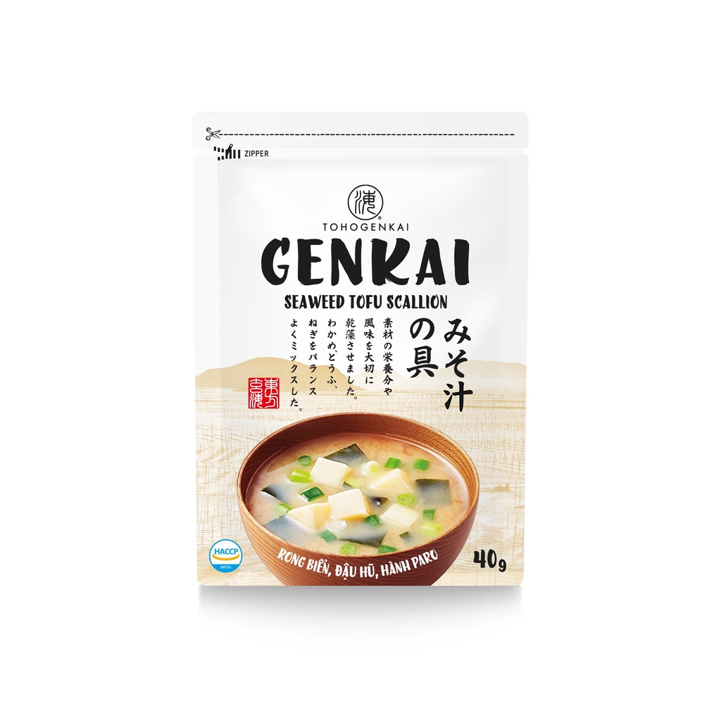 Rong biển đậu hũ nấu canh cùng hành paro siêu ngon 40gr