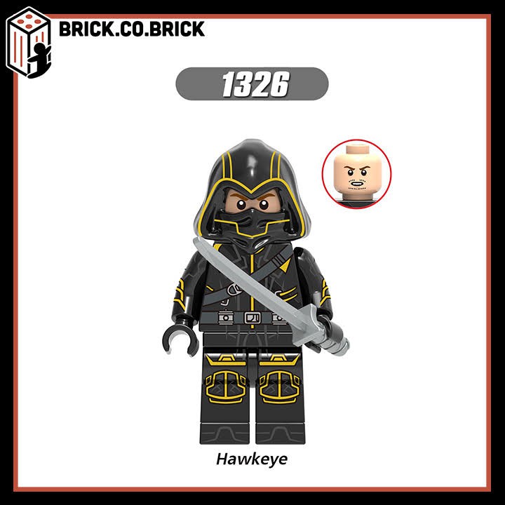 Siêu Anh Hùng Avengers End Game Ant Man Hawkeye War Machine Happy Hogan Đồ Chơi Lắp Ráp Minifigure Super Hero X0265