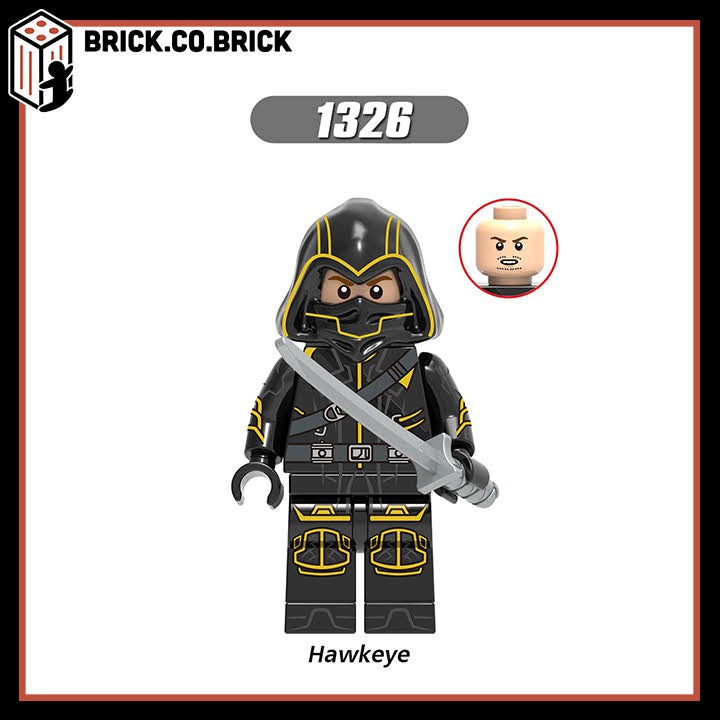 X0265- Đồ chơi lắp ráp non lego và mô hình minifigure  nhân vật siêu anh hùng trong Avengers End Game.