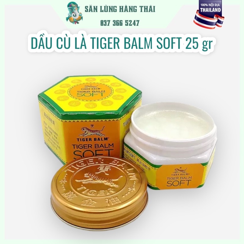 Dầu Cù Là Con Hổ Công Thức Mềm Thái Lan Tiger Balm Soft White