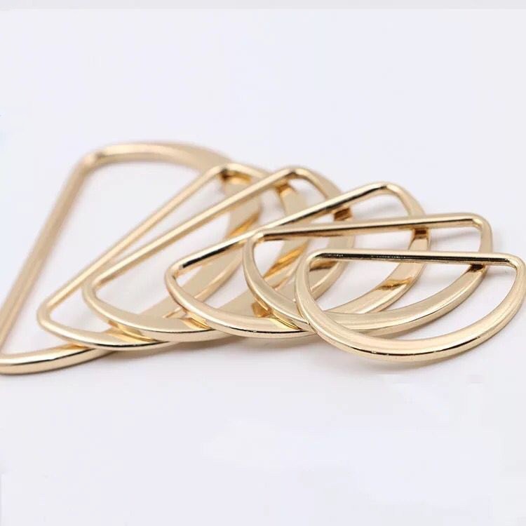 50PCS Túi D Ring Nút vòng kim loại Quần áo