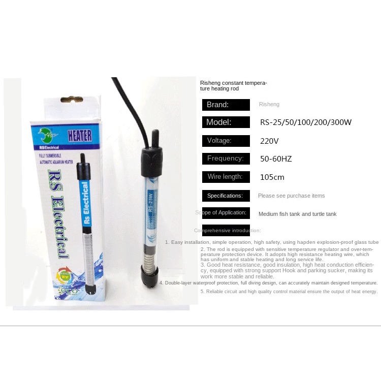 Cần Thủy Tinh Inox Tự Động Chịu Nhiệt Chống Nổ Cho Bể Cá