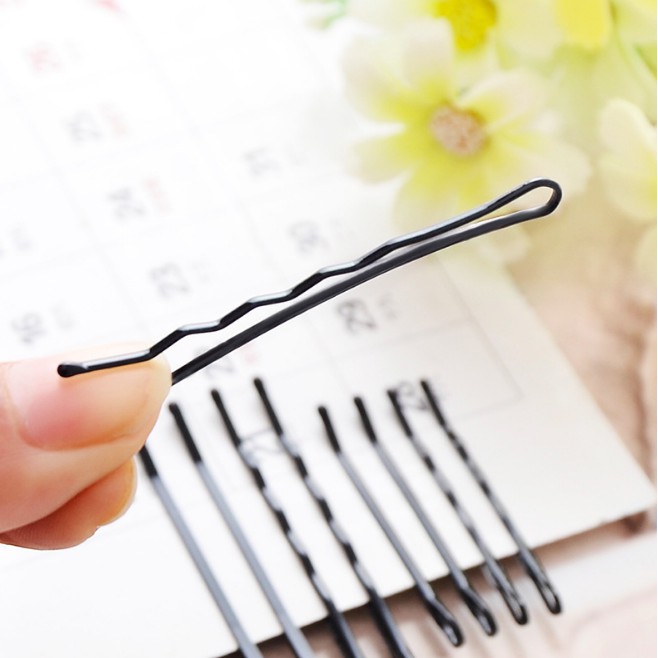 VỈ CẶP GHIM ĐEN CÀI TÓC CHO BÉ