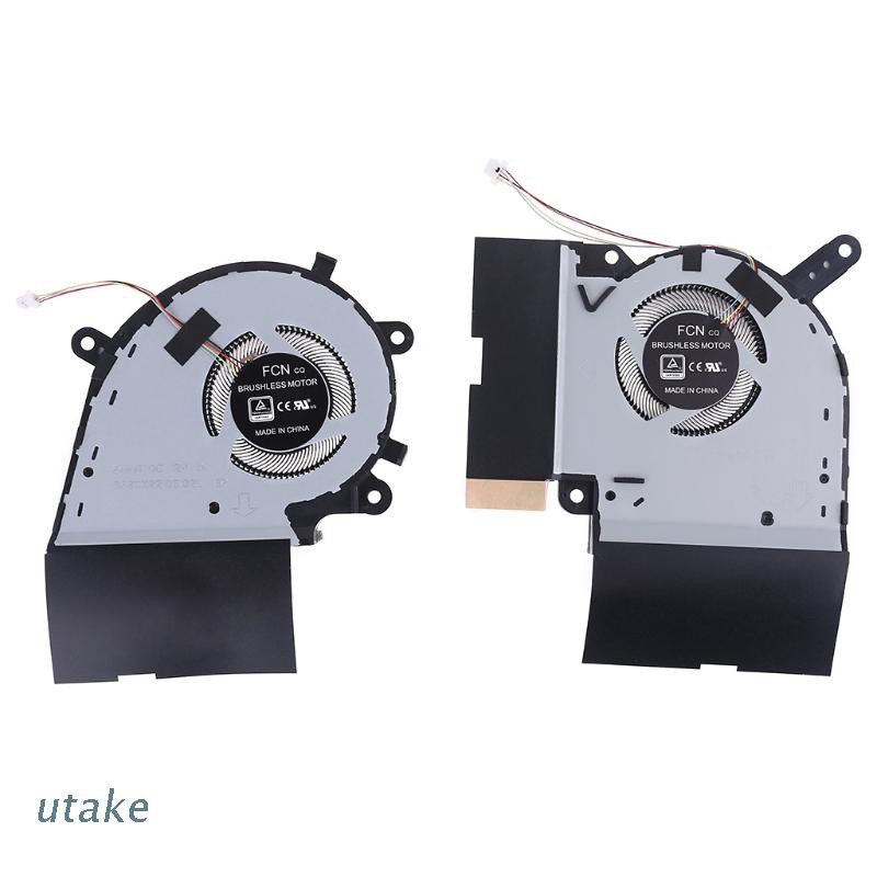 Utake NEW Original CPU + GPU fan for ASUS ROG Strix G531G G531GT 4-wires 4-pin