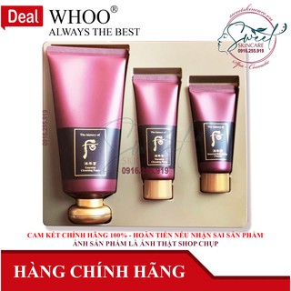 Set Sữa Rửa Mặt [whoo đỏ] Essential Foam Special