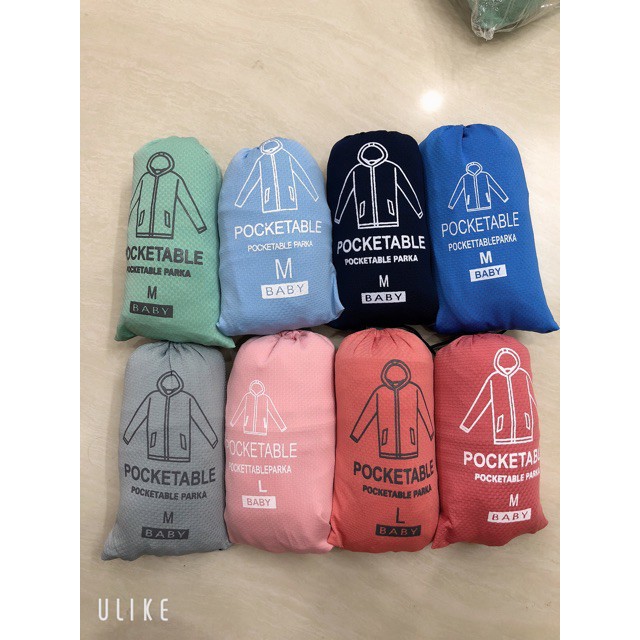 ÁO CHỐNG NẮNG TÚI RÚT ( GIAO MÀU NGẪU NHIÊN )