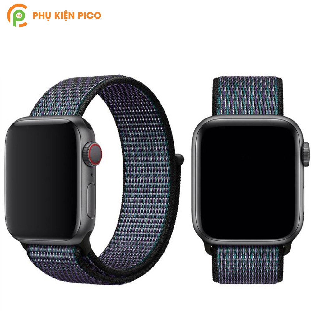 Dây Nylon Apple Watch 1/2/3/4/5 size 38/40/42/44mm Nylon Sport Loop siêu bền