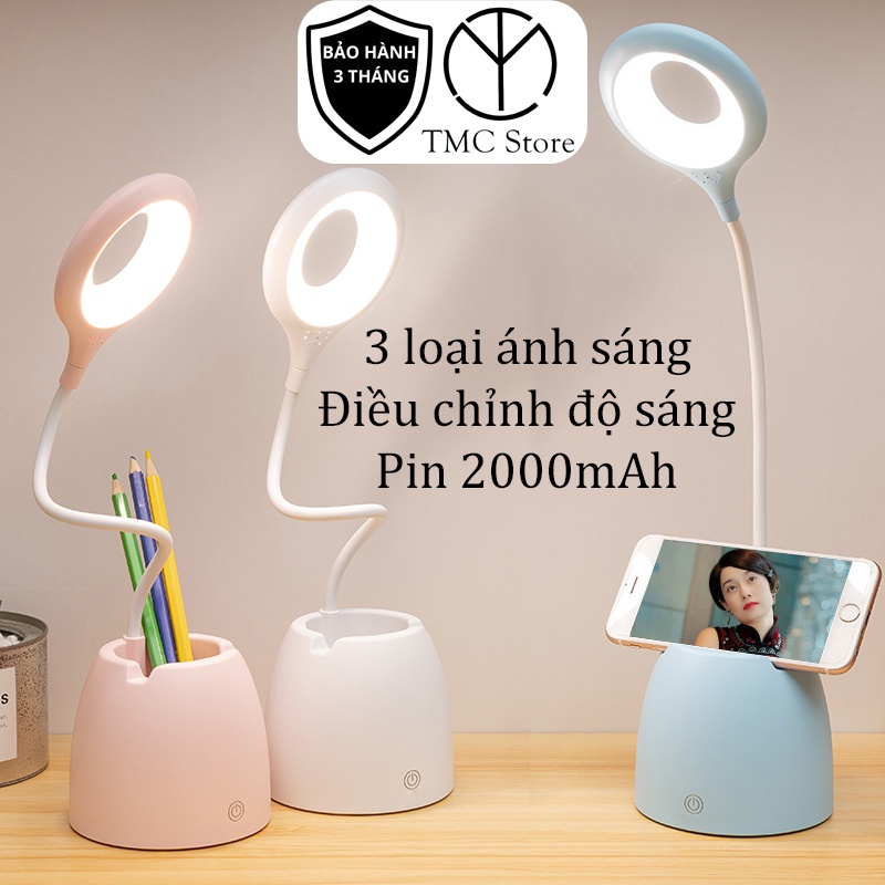 Đèn học chống cận điều khiển cảm ứng T14 - TMC Store - 3 loại ánh sáng có thể điều chỉnh mức sáng